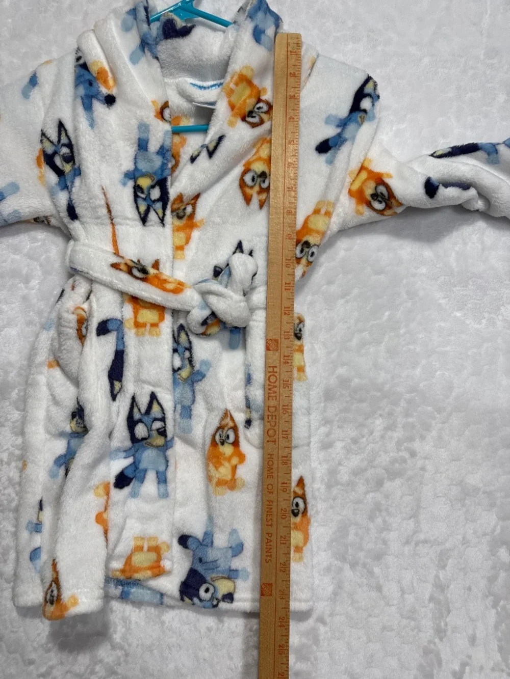 Bluey plush bathrobe